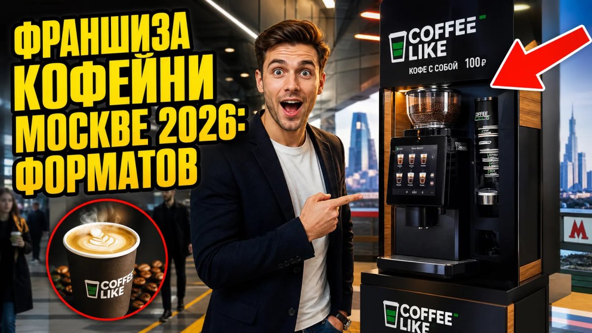 Франшиза кофейни в Москве 2026: 5 форматов и цены